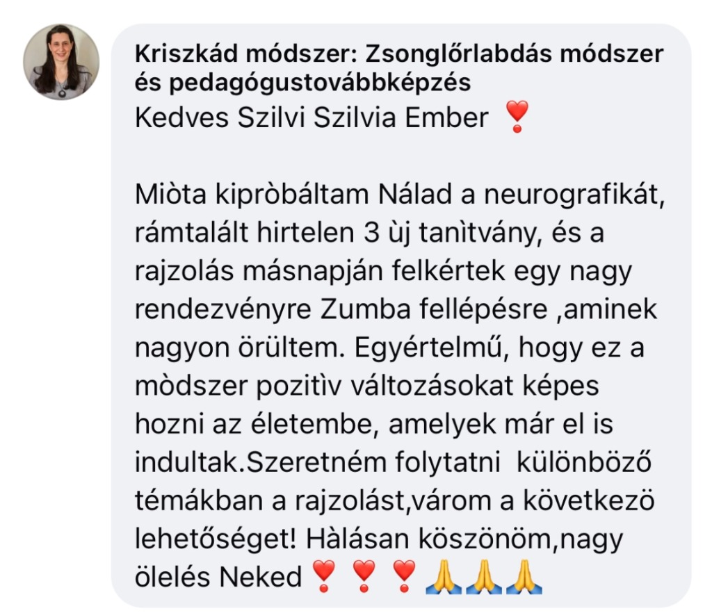 Kriszkád módszer ajánlása